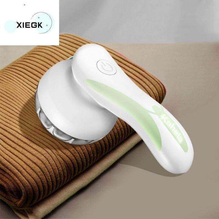 XIEGK USB Charging Electric Lint Remover Rechargeable ABS Sweater Pellets  Shavers Pellet Cut Fluff Machine Sharp Portable Clothing Hair Ball Trimmer  Clothing