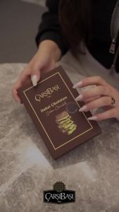 Dubai Pistachio Chocolate Bar 7oz – Premium Dubai Chocolate with Pistachio Knafeh Filling Authentic