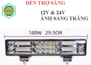 Đèn Trợ Sáng Dài 30cm 12v 24v MÁY CÀY MÁY GẶT SIÊU SÁNG