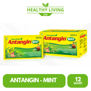 Antangin Mint Sirup Herbal Box (12 sachet) - Mengatasi Masuk Angin