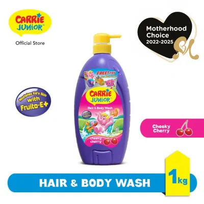 CARRIE JUNIOR Hair & Body Wash - Cheeky Cherry [1000g/450g/700g] [New Toy] Nourishing & Moisturising Skin