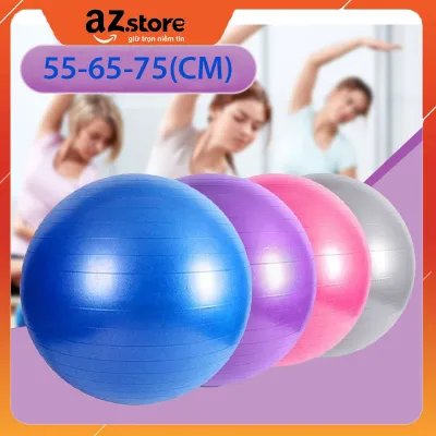 Bóng tập YOGA GYM trơn massage 55CM 65CM 75CM - Tặng kèm bơm chân chuyên nghiệp