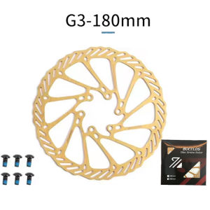 BUCKLOS Bike Rotor 160mm G3 GOLD MTB Rotors High Strength Road Bike Mountain Bike Rotors with 6 Hole