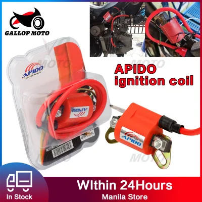 ORIGINAL APIDO RACING UNIVERSAL IGNITION COIL for Carburetor-Type Motorcycles