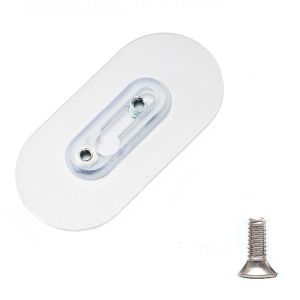 DOUBLEL Punch-Free Transparent Strong Adhesive Wall Picture Hanger Wall Screw Sticker Cabinet Shelf Pegs Screw Stickers Wall Hanger Adhesive Nails Wall  Hook