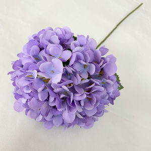 MODERNLUX 58CM Artificial Hydrangea Flower DIY Floral Arrangement Floral Decor Beautiful Brushed Cloth Fake Hydrangea Flowers for Home Party Wedding