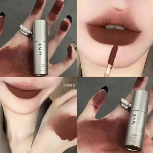 New Lipstick Lip Gloss Waterproof Liquid Lipstick Nude Brown Lips Tint Matte Whitening Lipstick