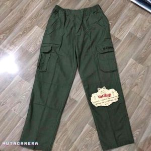 Quần lính nguỵ nam trung niên túi hộp chất kaki đẹp+ ẢNH THẬT