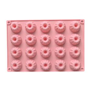 Thu nhỏ nướng bánh khuôn mẫu 20 khoang thu nhỏ Khuôn làm bánh Silicone Món Tráng Miệng khuôn mẫu cho sáng tạo nướng