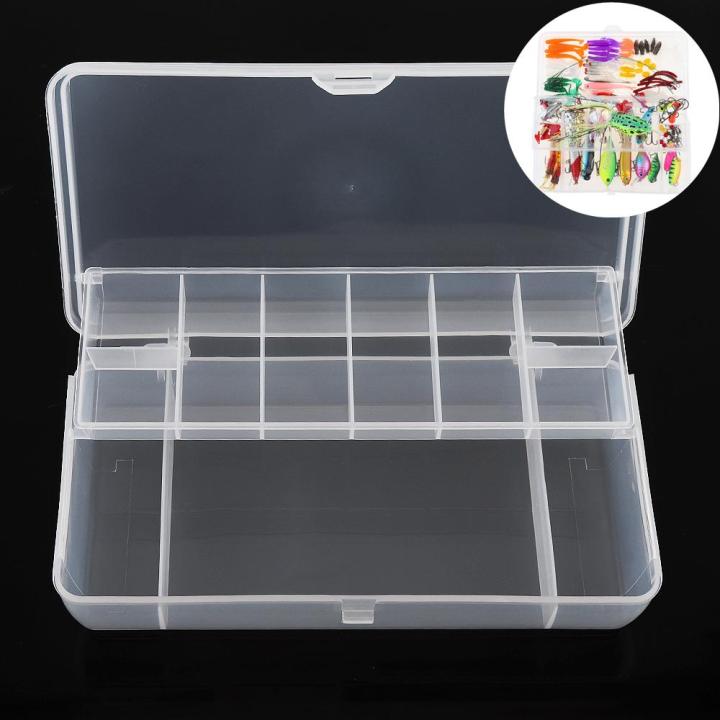 Plastic Portable More Compartments Transparent Waterproof Fishing