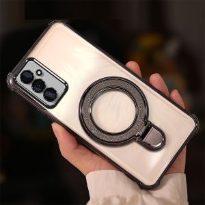 เคสสำหรับ Samsung A14 A15 A25 A26 A24 4G A34 A55 A35 A36 5G เคสศัพท์แบบนุ่ม ซิลิโคนกันกระแทก ดีไซน์ใหม่สวยงาม ใส กลิตเตอร์ พร้อมที่จับ SJYDZJ01