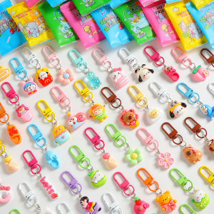 Keychain Blind Bag Set Cartoon Charm Pendant Random Assortment Collectible Party Favor Birthday Gift Bag Clip