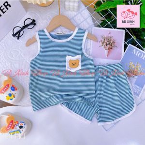 [Sale Hè] Đồ Bộ Quần Áo 3 Lỗ Cho Bé Trai Bé Gái Minky Mom Đồ Bộ Ba Lỗ Sát Nách Cho Trẻ Em Trai Gái BA LỖ VIỀN TÚI Bé_Xinh_Shop