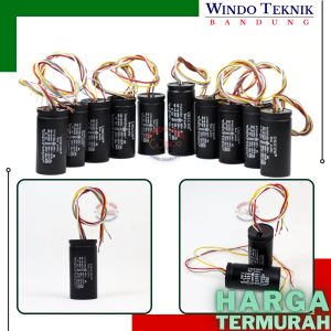 KAPASITOR MESIN CUCI 2 TABUNG 3+11uf CAPASITOR DINAMO ALCO 3+11 / 3 + 11 UNICON