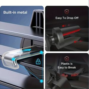 ZEEMIN  Car Phone Holder Car Air Vent Clip Mount Mobile Cell Stand Smartphone GPS Support For 4.7-6.7 Inch Mobile Devices