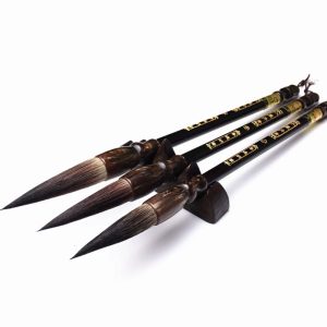 Gói 3 cọ thư pháp Trung Quốc lớn/vừa/nhỏ xiong hao tóc cho bức tranh truyền thống thư pháp Trung Quốc