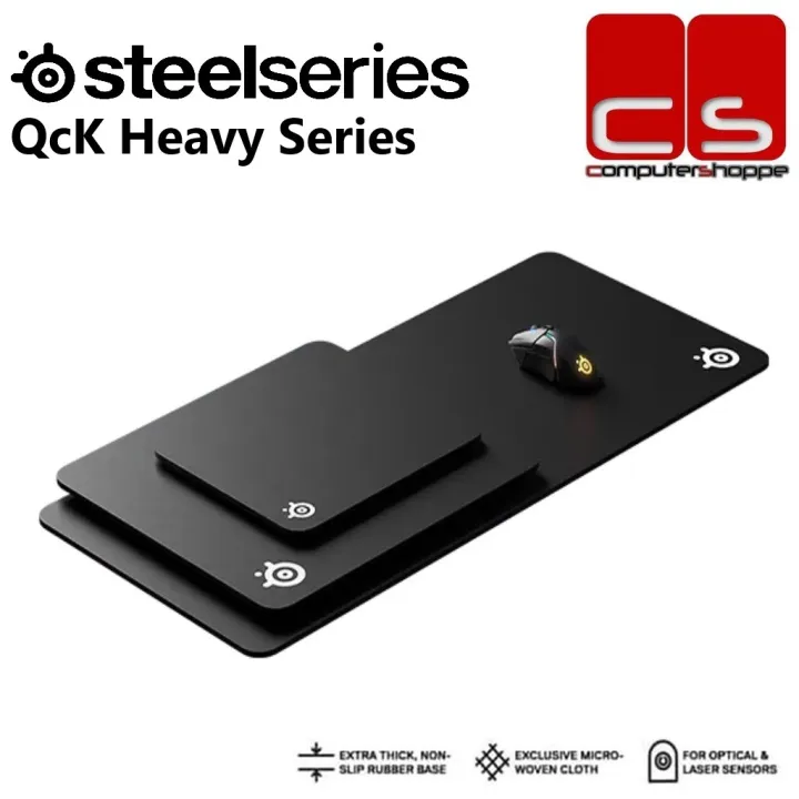 SteelSeries QCK Heavy Series Cloth Gaming Mouse Pad - M/L/XXL
