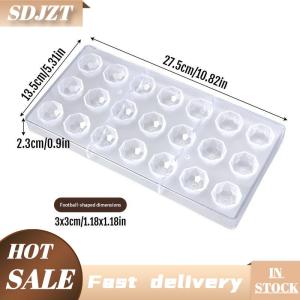 SDJZT Chuyên Nghiệp Nhựa Sô Cô La Khuôn Trong Suốt Handmade Hình Cầu Sô Cô La Công Cụ Tự Làm Bánh Khuôn Món Tráng Miệng Bánh