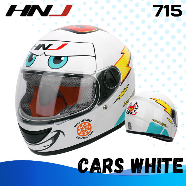 hnj helmet lazada HNJ 715 Children's full face motorcycle helmet single face mask helmet