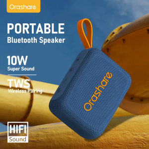 Orashare BS16 Wireless Portable Bluetooth Speaker 10W Super Bass  Surround HiFi Stereo Outdoor Waterproof Bluetooth Speaker Supports Hands-free Calling for IOS/Android/PC Bluetooth Speaker