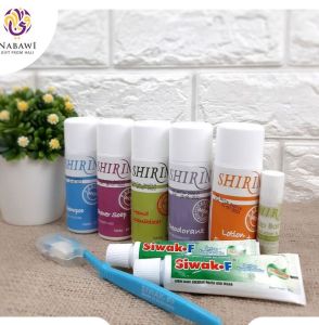 Shirin Set Besar Paket Mandi Toilet Organizer Perlengkapan Mandi Ibadah Haji Umroh
