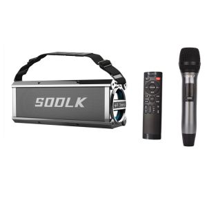SODLK T200Plus Outdoor Karaoke Bluetooth Speaker 120W Heavy bass PowerPortable Wireless Audio