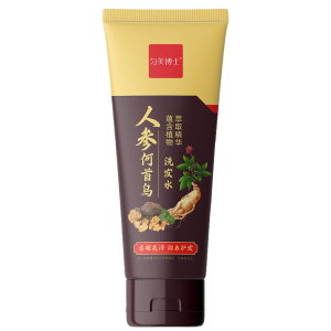 【White to Black】Ginseng and Polygonatum Odoratum Hair Care Shampoo Nourishing Roots Fluffy Smooth Oil Control Refreshing Haircare