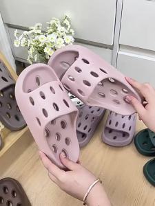 Bathroom Eva Anti-Slip Summer Indoor Clogs For Women And Men Quick-Dry Slippers