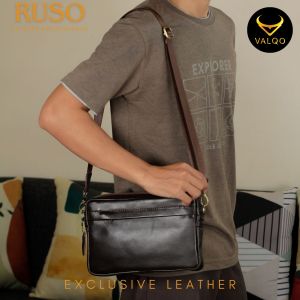 VALQO RUSO Handbag Kulit Sapi Dompet Clutch Tas Tangan Pria Wanita