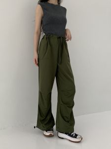 Lotus Clothing Niki Pants Celana Panjang  Serut Kasual Wanita Streetwear Y2K Highwaist Baggy Pants