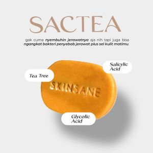 SKINSANE Sabun Batang Bar Soap - Aroma Lembut/Intens & Pelembab SPF 21+ - BPOM