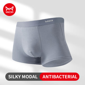 MiiOW 3 miếng cotton quần lót boxer nam nâng hông quần lót nam võ sĩ MW882