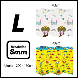 MIRACLE Karpet Lipat Playmat Bayi Karpet Bayi 180x200 cm Matras Bayi Playmat Foam Lipat Bayi Tikar Lipat Foam Matras Anak