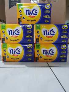 (5Pax) NICE Tisu 1 Paket isi 5 Pax 360 Sheets / 180 Helai Tissu Wajah 2 ply Facial Tissue Lembut dan Kuat