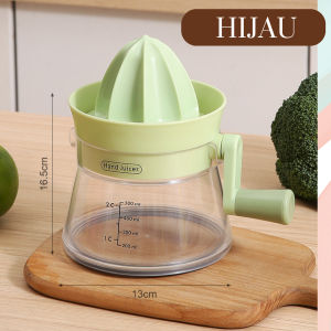 Hand Juicer Peras Jeruk Mesin Alat Pemeras Jeruk Nipis Lemon Dengan Gelas Ukur Takar