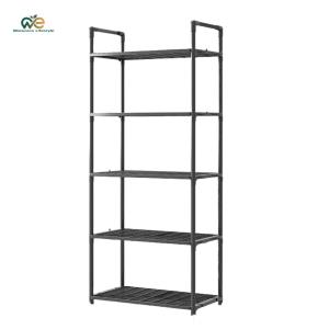 5 Tier Storage Shelves Heavy Duty Storage Rack 66 Lbs Capacity Standing Shelf for Laundry Bathroom Kitchen Garage Pantry[Winnereco Lifestyle]