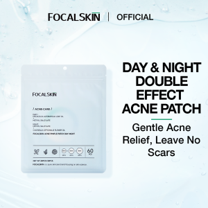 Focalskin Waterproof Oil-control Invisible Acne Patch Day And Night 60pcs
