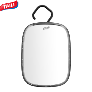 TAILI shower mirror fog-free shaving removable anti-fog wall-mounted mirror suitable for travel camping shower accessories bathroom mirror and accessories portable shatterproof for men and women