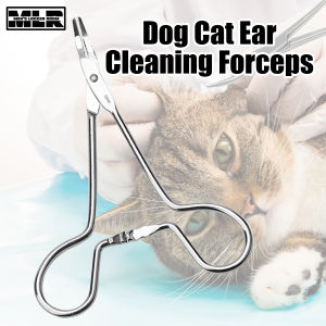 Bundle Dorrikey Pet Ear Hair Removal Pet Hair Plucking Powder With Ear Cleaning Tweezers And Bioline Ear Care 50ml