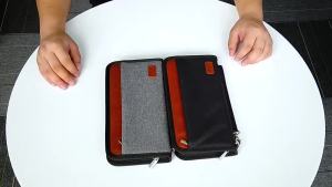 2025I know Family Passport Holder Leather RFID Blocking Waterproof Travel Document Organizer Case Pouch Bag Travel Wallet Ticket Holder with Zipper for Women & Men 5 Passports8/26