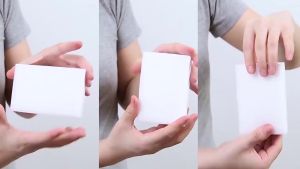 Bọt Biển Mút Lau Chùi Ma Thuật Làm Sạch Mọi Vết Bẩn Cứng Đầu Nhất(màu trắng) Vuadienmay
