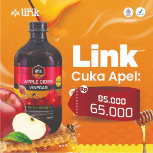 LINK - Cuka Apel dengan Madu Apple Cider Vinegar With Honey 500ml