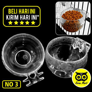 KICAU MART Cepuk Wadah Pakan Cepuk Bulat Emboss Batik No 3 Merek Sempati Cepuk Tempat Makan Minum Burung Murai Batu Kacer Jalak Lovebird Kenari Branjangan Finch Sogon  Pleci Kolibri Ciblek