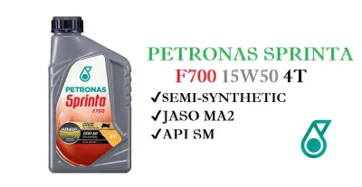 Sprinta F700 15W-50 4T (JASO SM)