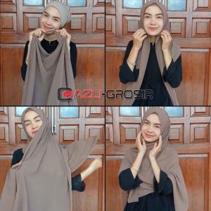 Grosir Pasmina Instan Shawl Kerut & Karet