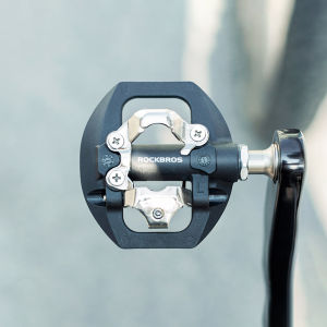 ROCKBROS Khóa Xe Đạp Khóa Bàn Đạp Miễn Phí Cho Shimano SPD Hệ Thống MTB Khóa Vòng Bi Kín Bằng Nhôm Phụ Kiện Bàn Đạp Xe Đạp