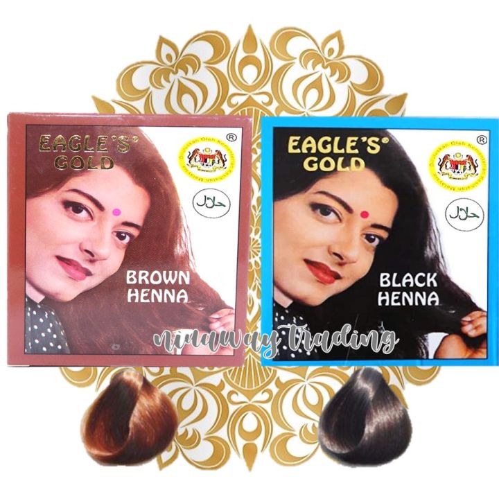 EAGLE GOLD HENNA HAIR DYE 1BOX x 6PCS