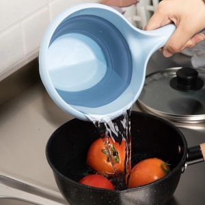 Foldable Collapsible WATER SCOOP DIPPER Water Ladle Multi-purpose Water Dipper