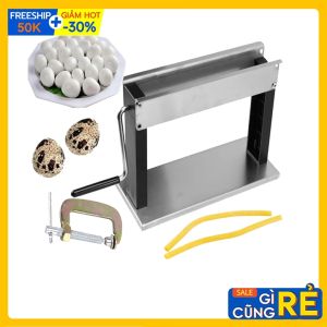 Máy bóc trứng cút - Lột vỏ trứng cút