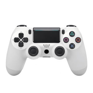 ตัวควบคุมเกม PS4 สำหรับพีซี เข้ากันได้กับตัวควบคุมเกม PC/iOS/ทีวี/MacBook/Android ตัวควบคุมเกม PS4 ตัวควบคุมบลูทูธไร้สาย ระบบการสั่นสะเทือนแบบคู่